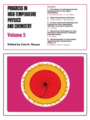 cover image of Progress in High Temperature Physics and Chemistry, Volume 5